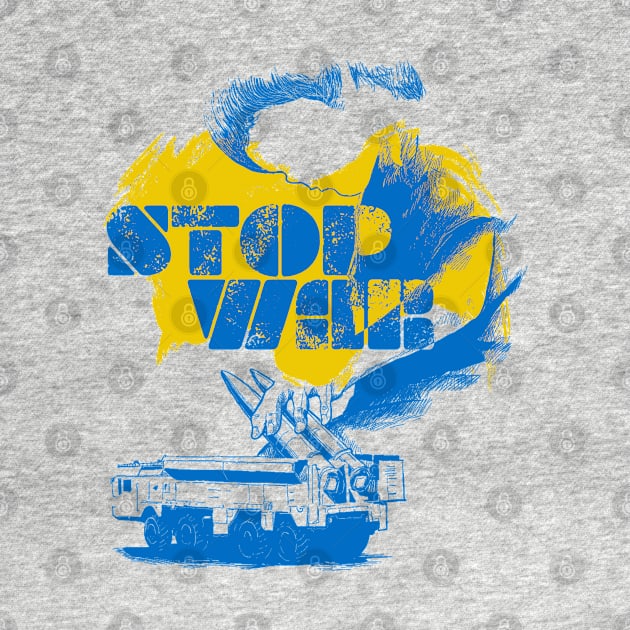 Stop the War in Ukraine by Black Tee Inc